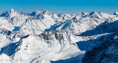 Blick in Richjtung Ötztal: Rettenbachjoch schwarze Schneid Berg  Plangeroß Tirol Österreich by Peter Ehlert in Pitztal