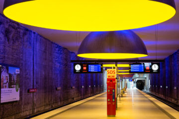 Westfriedhof  München Bayern Deutschland by Peter Ehlert in Munich Subway Stations