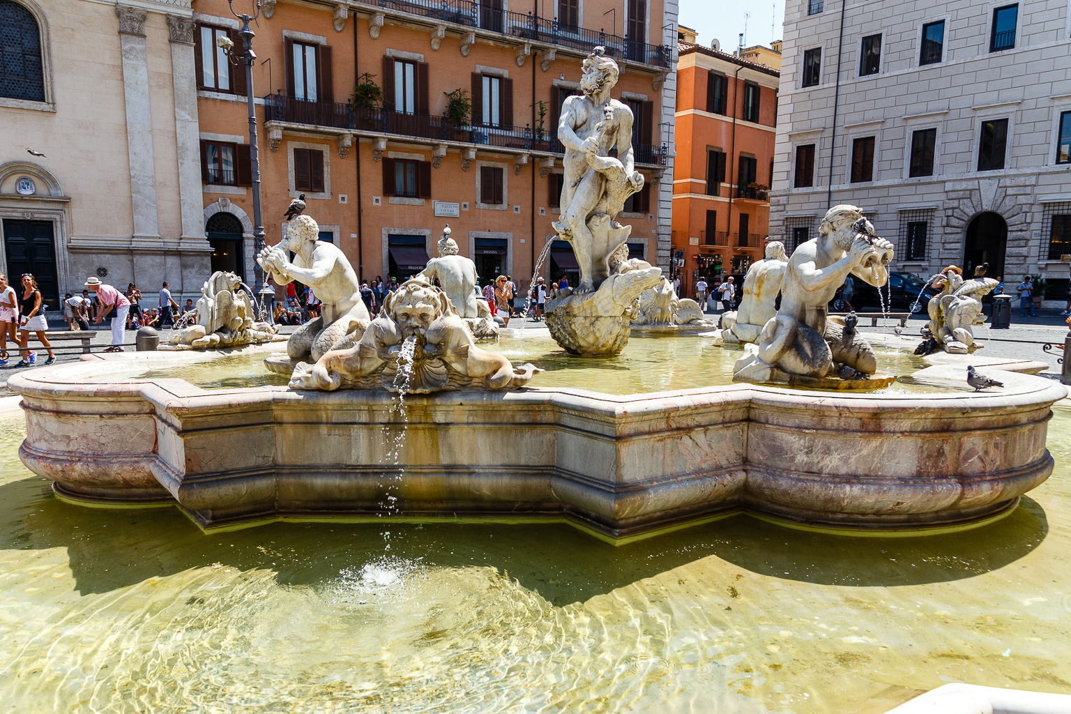 Fontana del Moro  Roma Latio Italien by Peter Ehlert in Rom - Plätze und Kirchen