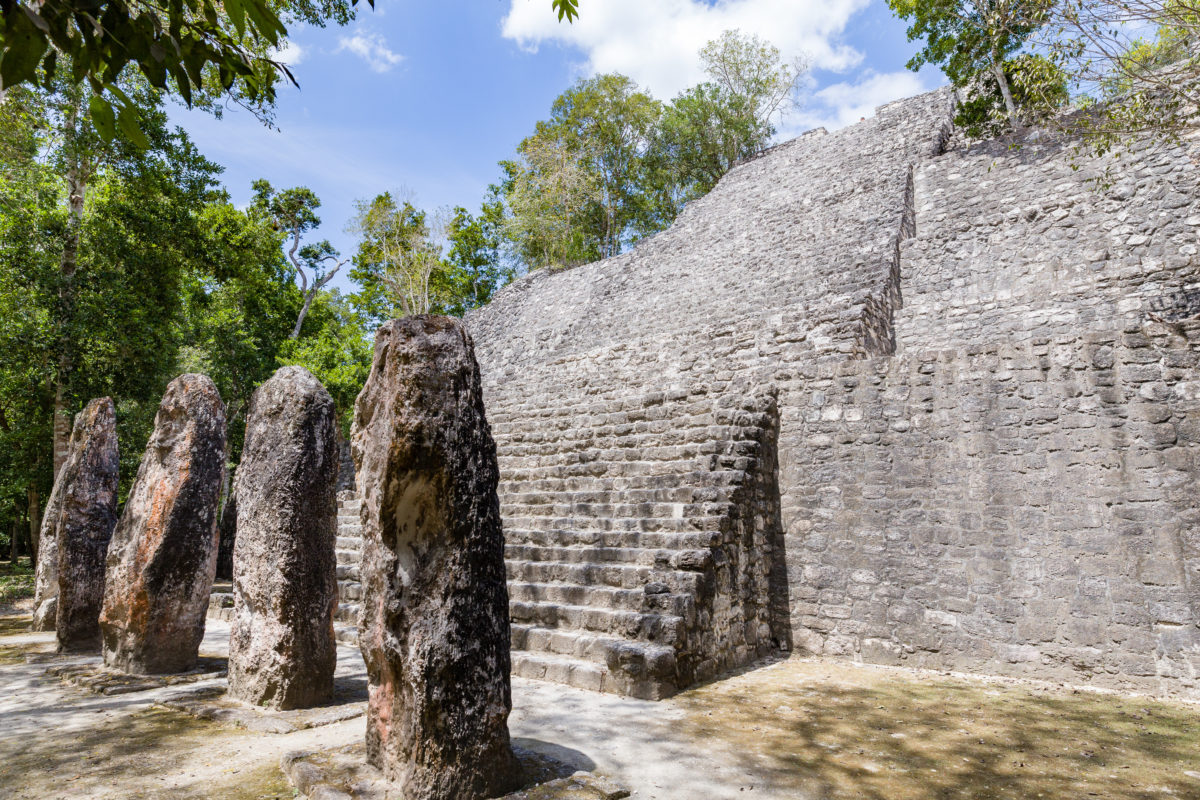 Estructura 7 by Peter Ehlert in Calakmul Campeche Mexiko