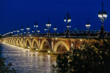 Pont de pierre  Bordeaux Département Gironde Frankreich by Peter Ehlert in Stadtrundgang Bordeaux
