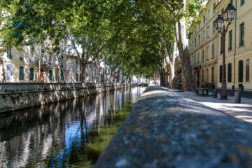 Am Kanal  Nîmes Gard Frankreich by Peter Ehlert in Nimes