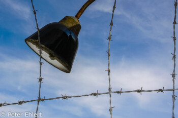 Lampe mit Stacheldraht  Dachau Bayern Deutschland by Peter Ehlert in Nie wieder - plus jamais - never again