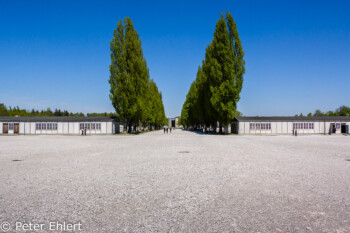 Appellplatz mit Baracken  Dachau Bayern Deutschland by Peter Ehlert in Nie wieder - plus jamais - never again