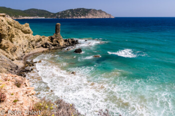 Wilde Küste  Platja es Figueral Balearische Inseln - Ibiza Spanien by Peter Ehlert in Ibiza - Insel des Lichts