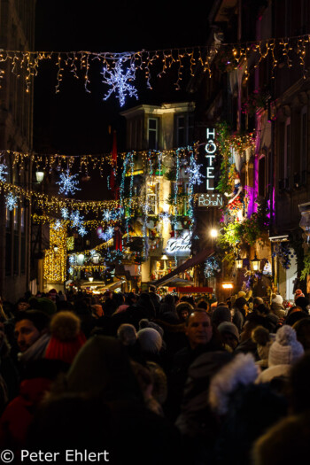 Geschmückte Rue de Maroquin  Strasbourg Grand Est Frankreich by Peter Ehlert in Weihnachtsmarkt 2017 Straßburg