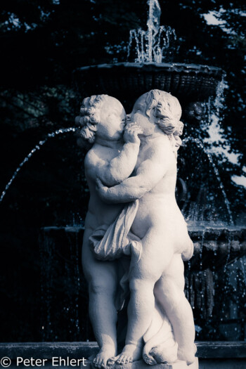 Figuren vor Brunnen  Dresden Sachsen Deutschland by Peter Ehlert in Dresden Weekend