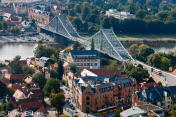 Blaues Wunder Elbbrücke  Dresden Sachsen Deutschland by Peter Ehlert in Dresden Weekend