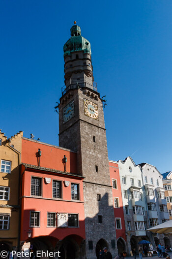 Innsbrucker Stadtturm  Innsbruck Tirol Österreich by Peter Ehlert in Innsbruck im November