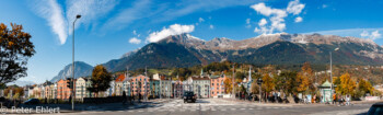 Nordkette mit Mariahilfstrasse  Innsbruck Tirol Österreich by Peter Ehlert in Innsbruck im November