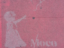 Moco Werbung  Amsterdam Noord-Holland Niederlande by Lara Ehlert in Banksy und Salvador Dali Ausstellung