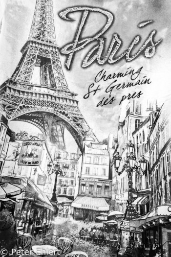 T-Shirt Aufdruck  Paris Île-de-France Frankreich by Peter Ehlert in Paris, quer durch die Stadt