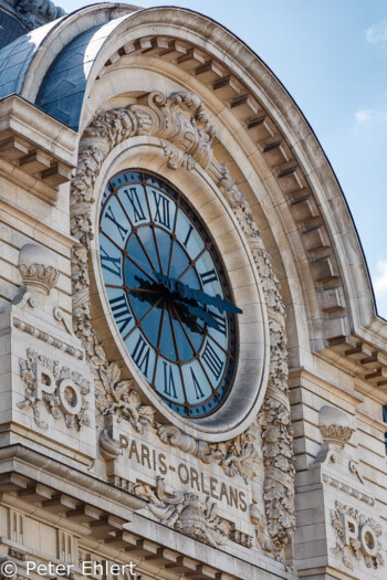 Uhr im Musée d’Orsay  Paris Île-de-France Frankreich by Peter Ehlert in Paris, quer durch die Stadt