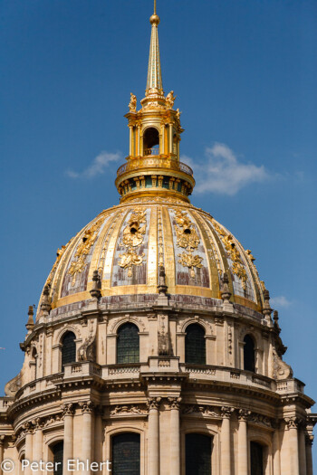 Kuppel des Invalidendoms  Paris Île-de-France Frankreich by Peter Ehlert in Paris, quer durch die Stadt
