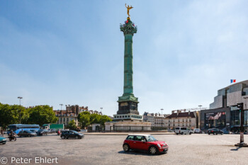 Place de la Bastille  Paris Île-de-France Frankreich by Peter Ehlert in Paris, quer durch die Stadt