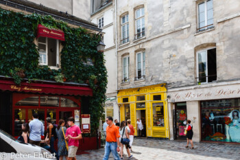 Bistrot und Geschäfte  Paris Île-de-France Frankreich by Peter Ehlert in Paris, quer durch die Stadt