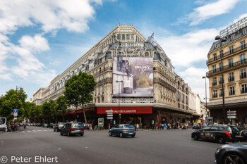 Galeries Lafayette Gebäude  Paris Île-de-France Frankreich by Peter Ehlert in Paris, quer durch die Stadt