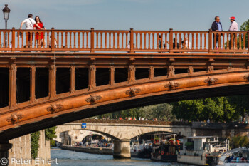 Pont au Double  Paris Île-de-France Frankreich by Peter Ehlert in Paris Bateaux mouches