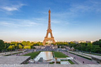 Eiffelturm im Abendlicht  Paris Île-de-France Frankreich by Peter Ehlert in Paris, Eiffelturm und Quartier Latin