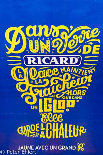 Ricard Werbung  Paris Île-de-France Frankreich by Peter Ehlert in Paris Montmatre