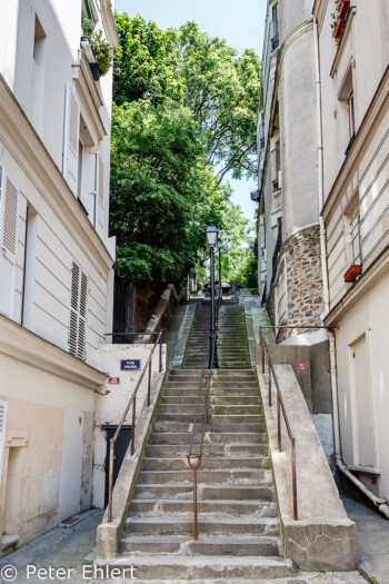 Treppe  Paris Île-de-France Frankreich by Peter Ehlert in Paris Montmatre