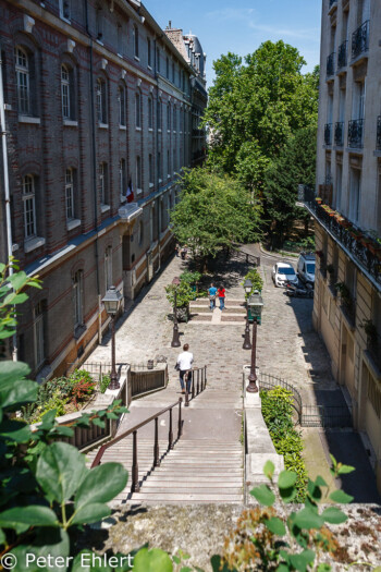 Treppe Place Calida  Paris Île-de-France Frankreich by Peter Ehlert in Paris Montmatre