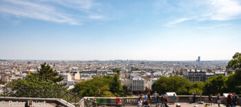 Blick auf die Stadt  Paris Île-de-France Frankreich by Peter Ehlert in Paris Montmatre