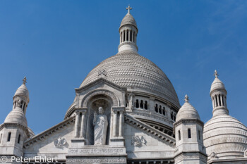 Kuppel von der Basilika Sacré-Cœur  Paris Île-de-France Frankreich by Peter Ehlert in Paris Montmatre