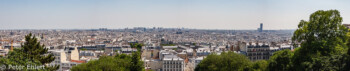 Panorama der Stadt  Paris Île-de-France Frankreich by Peter Ehlert in Paris Montmatre