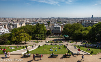 Stadt und Park  Paris Île-de-France Frankreich by Peter Ehlert in Paris Montmatre