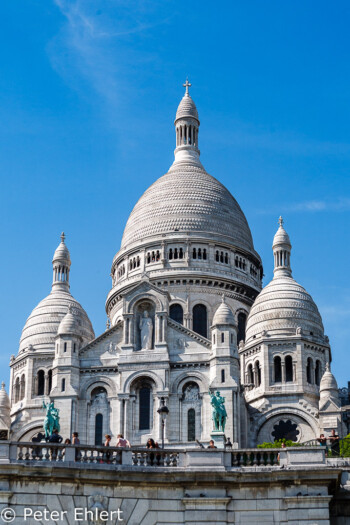 Kuppeln der Basilika Sacré-Cœur  Paris Île-de-France Frankreich by Peter Ehlert in Paris Montmatre