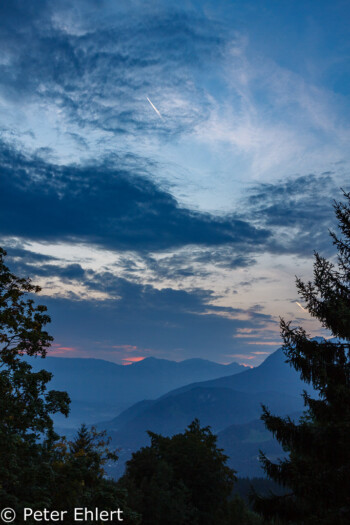 Abendhimmel  Berchtesgaden Bayern Deutschland by Peter Ehlert in Berchtesgadener Land