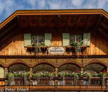 Fassade mit Balkon  Schönau am Königssee Bayern Deutschland by Peter Ehlert in Berchtesgadener Land