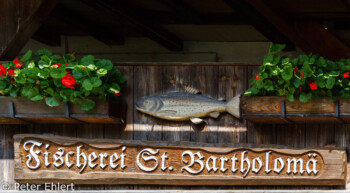 Schild der Fischerei  Schönau am Königssee Bayern Deutschland by Peter Ehlert in Berchtesgadener Land