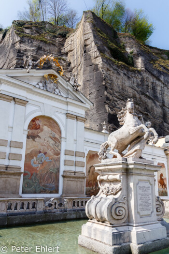 Pferdeschwemme  Salzburg Salzburg Österreich by Peter Ehlert in Salzburg mit Schloss Hellbrunn