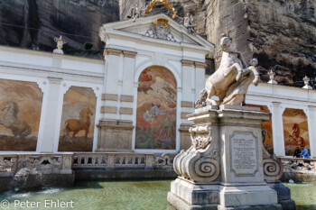 Pferdeschwemme  Salzburg Salzburg Österreich by Peter Ehlert in Salzburg mit Schloss Hellbrunn