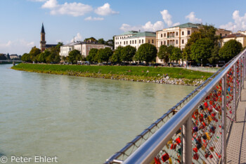 Brücke mit Schlössern über die Salzach  Salzburg Salzburg Österreich by Peter Ehlert in Salzburg mit Schloss Hellbrunn