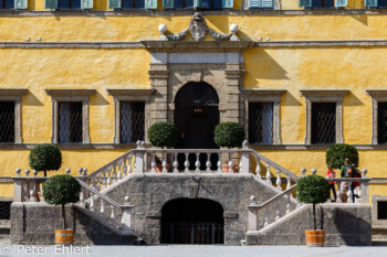 Eingang mit Treppe  Salzburg Salzburg Österreich by Peter Ehlert in Salzburg mit Schloss Hellbrunn