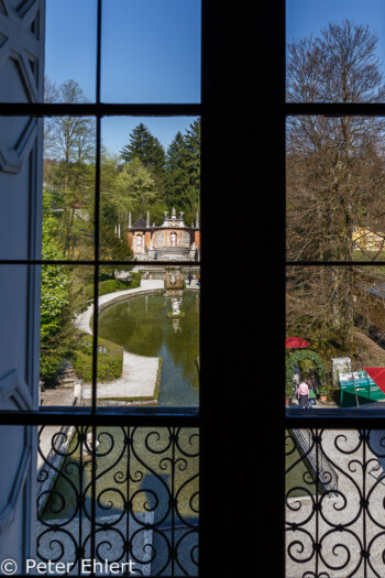 Blick auf die Wasserspiele  Salzburg Salzburg Österreich by Peter Ehlert in Salzburg mit Schloss Hellbrunn