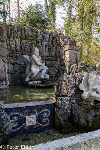 Neptun-Brunnen  Salzburg Salzburg Österreich by Peter Ehlert in Salzburg mit Schloss Hellbrunn