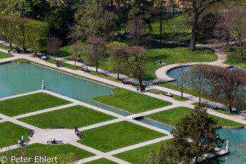 Geometrische Gartenanlage  Salzburg Salzburg Österreich by Peter Ehlert in Salzburg mit Schloss Hellbrunn