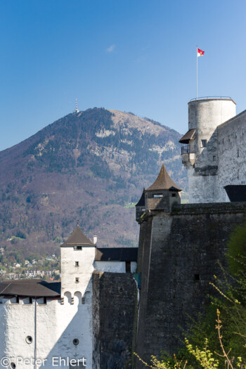 Festung mit Gaisberg  Salzburg Salzburg Österreich by Peter Ehlert in Salzburg mit Schloss Hellbrunn