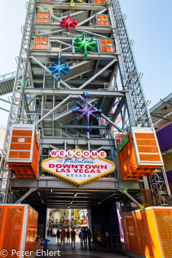 Eingang Fremont Street Experiance  Las Vegas Nevada USA by Peter Ehlert in Las Vegas Downtown