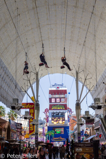 Menschen am Seil  Las Vegas Nevada USA by Peter Ehlert in Las Vegas Downtown