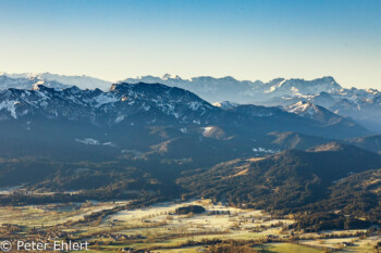 Alpen  Greiling Bayern Deutschland by Peter Ehlert in Ballonfahrt im Winter