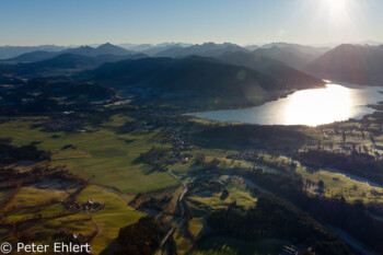 Tegernsee  Waakirchen Bayern Deutschland by Peter Ehlert in Ballonfahrt im Winter