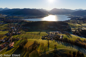 Tegernsee  Waakirchen Bayern Deutschland by Peter Ehlert in Ballonfahrt im Winter