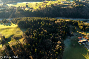 Sinkflug  Waakirchen Bayern Deutschland by Peter Ehlert in Ballonfahrt im Winter