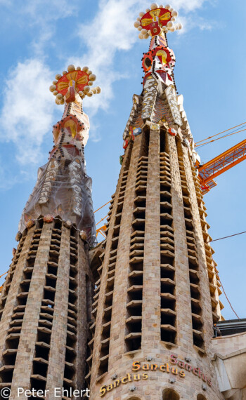 Türme  Barcelona Catalunya Spanien by Peter Ehlert in Barcelonas Kirchen