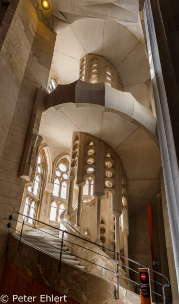 Wendeltreppe  Barcelona Catalunya Spanien by Peter Ehlert in Barcelonas Kirchen